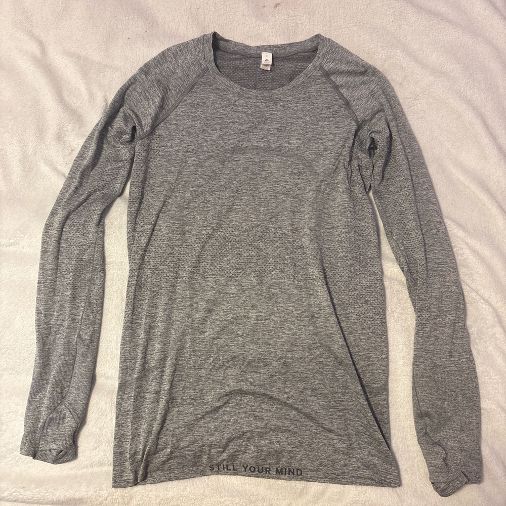 lululemon swiftly tech 2.0 long-sleeve grey